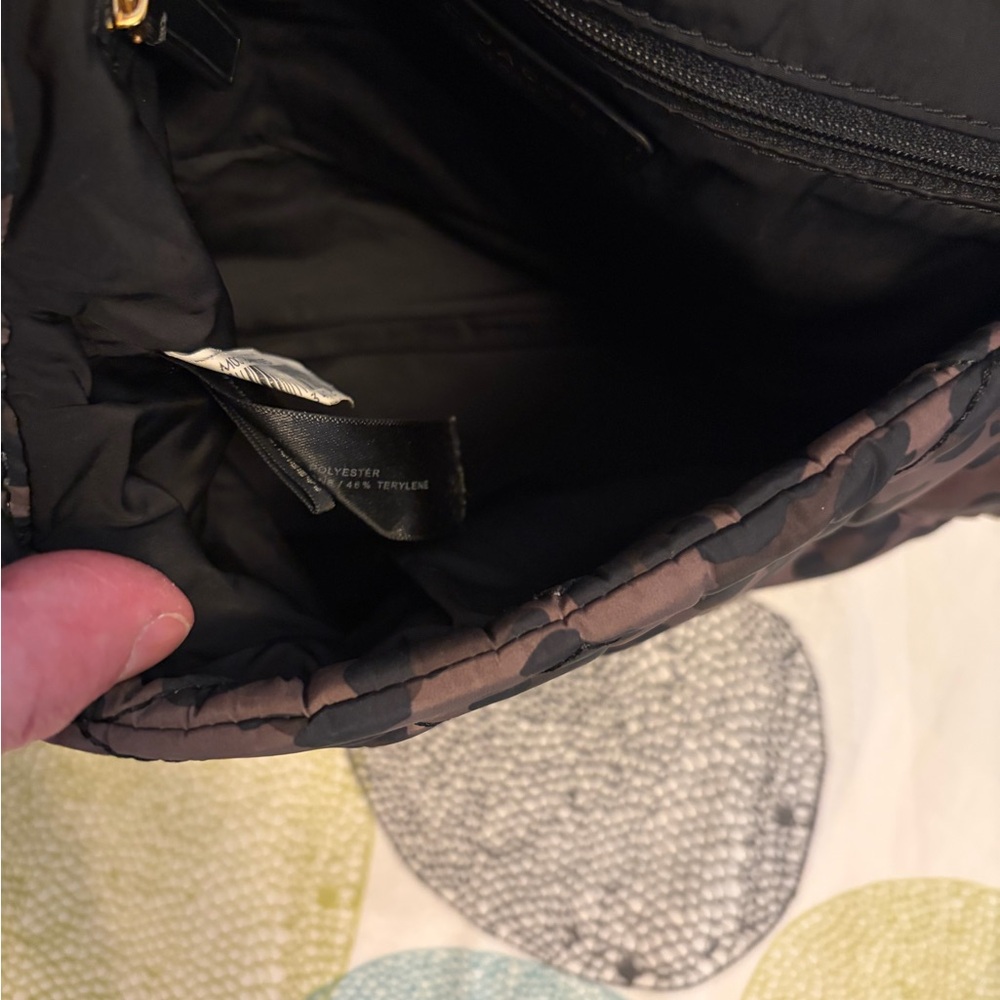 Marc Jacobs Quilted Leopard-Print Crossbody - Brown & Black - Picture 5 of 9